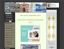 Tablet Screenshot of eleccionesargentina.info